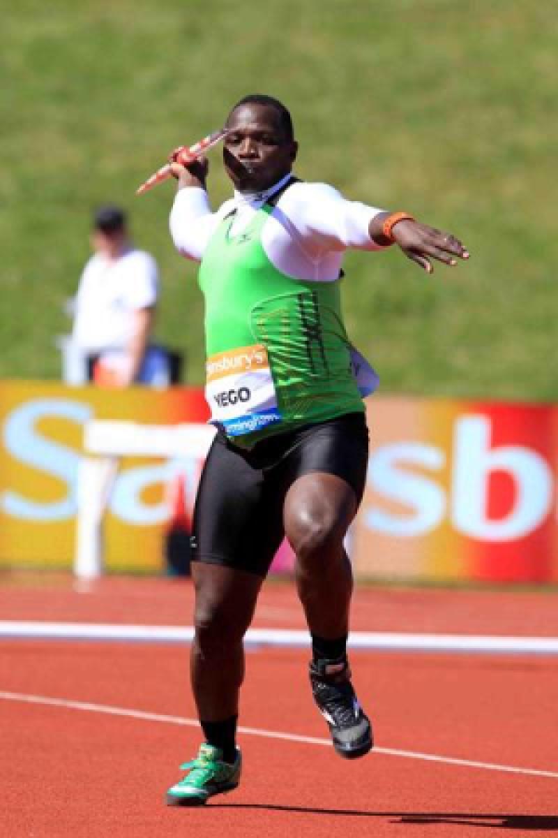 Julius Yego at the 2015 IAAF Diamond League in Birmingham (Jean-Pierre Durand)